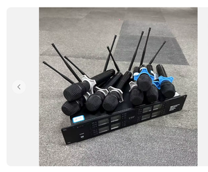 Sistema de Micrófono Inalámbrico NX-08 UHF de 2 Canales con Alcance de 200m, USB, 3 Años de Garantía, Estéreo para Hogar/Iglesia/KTV - Product Image 3