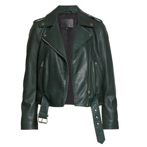 แจ็คเก็ตหนังแท้ผู้หญิง ขายดี หนังวัวแท้ ลายคลาสสิก  รับสั่งทำตามแบบที่ต้องการ ที่นูรัก 2026 - Product Image 6