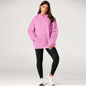 2025 personnalisé de haute qualité français Terry Hoodies femmes Streetwear haute qualité essentiels goutte épaule en gros pas cher prix - Product Image 6