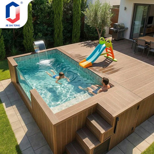 Easy Setup Fiberglass Pool Kit UV Protected for Family Fun Eco-Friendly Design for Outdoor Spaces Resort-Style Fiberglass Pool - Product Image 4