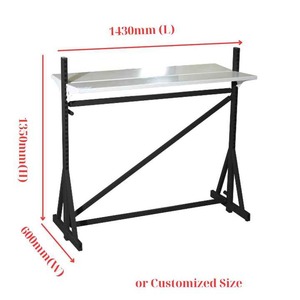 ADONG A09 Étagère de rangement durable en métal à double pile pour machine à laver, pour supermarchés OEM/ODM - Product Image 3