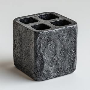 Porte-brosse à dents classique fait à la main avec un design moderne, corps en métal durable et écologique pour les salles de bain d'hôtel et de maison - Product Image 2