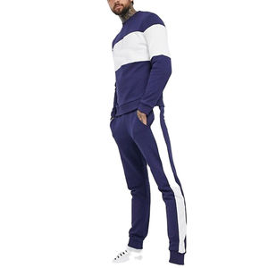 Fournisseurs de survêtements personnalisés, pantalon de jogging à col montant, survêtements en deux pièces, survêtements zippés pour hommes, votre propre logo Pro - Product Image 4