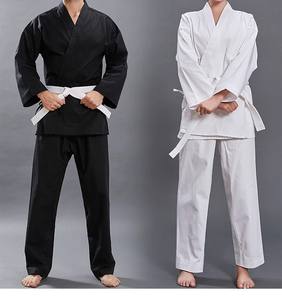 100% coton karaté Gi pour adultes respirant Arts martiaux uniforme pour karaté Judo Jiu Jitsu formation Durable Kimono formation - Product Image 2