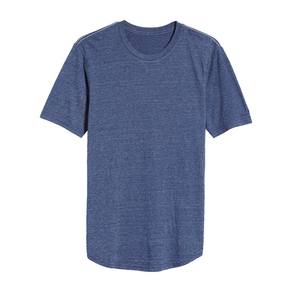 Camiseta Personalizada para Hombre, Cuello Redondo, Dobladillo Curvo, Transpirable, de Alta Calidad, 50% Poliéster, 38% Algodón, 12% Rayón, Suave, Mezcla Triple de Lona - Product Image 4