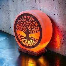 Anwar Enterprises Lampe de sel rose de l'Himalaya 3D sculptée Panier de fleurs religieux Design poli Décoration intérieure Artisanat naturel - Product Image 6