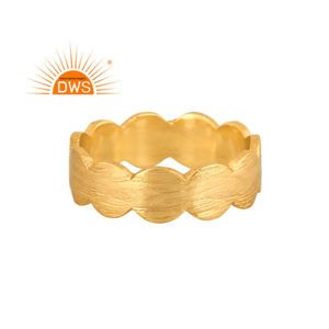 Anillo de Plata de Ley 925 chapado en oro de 18k, joyería fina - Product Image 2