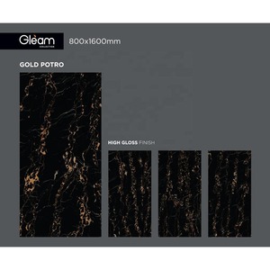 กระเบื้องพอร์ซเลนหินอ่อนมันวาวสูง80X160ซม. สีเขียวอัลมอนด์สำหรับการออกแบบผนังและพื้นหรูหรา - Product Image 6