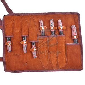 Ensemble de couteaux de chef en damas, best-seller, matériau durable, qualité supérieure, manche en bois - Product Image 3