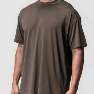 เสื้อยืดคอกลมแขนสั้นผู้ชายรุ่นฮิต สไตล์คลาสสิกพื้นฐาน สีสันตามสั่ง ไซส์ S-4XL พิมพ์ลายกราฟิก รับผลิตแบบ OEM แบรนด์ส่วนตัว - Product Image 3