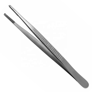 Venta caliente Boney Tissue Forceps 18cm 1x2 dientes Instrumentos quirúrgicos de alta calidad Pinzas anatómicas rectas Fórceps - Product Image 6