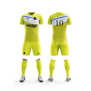 Ensemble complet d'uniformes de football pour usage professionnel |   Tailles pour hommes, femmes et jeunes |   Vêtements de sport légers à séchage rapide en gros - Product Image 2