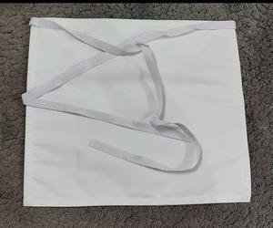 Tablier maçonnique blanc en coton pour membre maçonnique avec fermeture à cordon, type de tissu : coton, taille : 14 x 16 pouces - Product Image 5