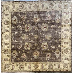 พรมปั๊กซาวาร์และโคตันทอมือถักแบบพิเศษ ขนาด 6'8 x 6'6 รุ่น Pes_Kho_248 - Product Image 1