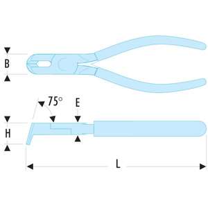 Couteaux à plastique Facom 75 pour une découpe de précision des plastiques et autres matériaux - Product Image 2