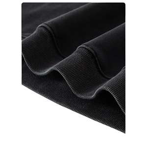 Nouveau produit sweat à capuche français en éponge surdimensionné pour homme, sans ficelle, logo personnalisé - Product Image 5