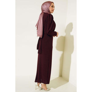 Nueva temporada mujer invierno ropa islámica Abaya vestido Kaftan túnica Dubai musulmán islámico moda turco hecho vestidos islámicos - Product Image 4