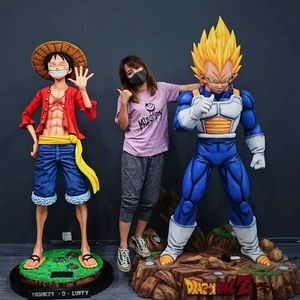 Dragon Ball <span class=keywords><strong>Broly</strong></span> Goku personnalisé grandeur nature en fibre de verre japonais Anime résine Vegeta Statue pour cadeau de Collection - Product Image 3