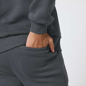 Vente en gros de haut à capuche en polaire épaisse et de pantalon évasé empilé à la pièce ensemble chaud tenue décontractée pour l'hiver Streetwear mode sweats à capuche - Product Image 6