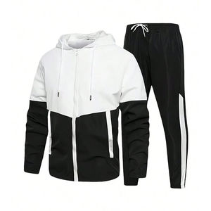 Ensemble tactique d'extérieur personnalisé pour homme : Veste coupe-vent et pantalon – Uniforme de travail de sécurité, résistant à l'eau et respirant – Vente en gros - Product Image 1