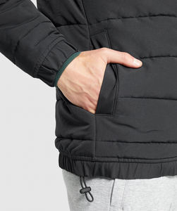 Design de mode 100% polyester tissé veste hiver extérieur doudoune avec couverture complète épais chaud veste Service OEM pour hommes - Product Image 4