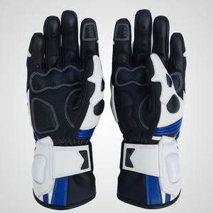 Guantes de Motociclismo Profesionales Personalizados de Cuero - Protección de Nudillos de Fibra de Carbono, Equipo de Motociclismo de Alto Rendimiento - Product Image 2