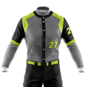 Maillots de baseball personnalisés en polyester sublimé, respirants et confortables, à manches courtes, pour équipes, vente en gros, OEM - Product Image 3