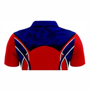 Hombres de alta calidad de talla grande de manga corta de punto para Polos botón estampado patrón ropa de negocios - Product Image 6