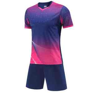 ชุดเครื่องแบบฟุตบอลระบายอากาศได้ดีแห้งเร็วชุดฝึกซ้อมพิมพ์3D เสื้อเจอร์ซีย์กางเกงขาสั้นเสื้อฟุตบอลออกแบบได้ตามต้องการ - Product Image 2