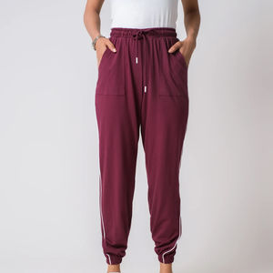 Pantalons évasés pour femmes de qualité supérieure, taille mi-haute, respirants, couleur unie, toile, nouvelle mode, décontracté, streetwear, vente chaude d'automne - Product Image 1