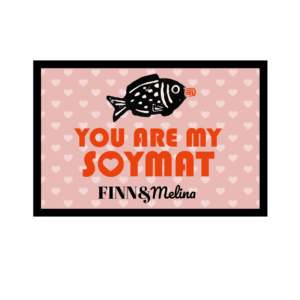 You Are My Soymat - Felpudo de goma moderno y personalizado con el nombre deseado - Product Image 4