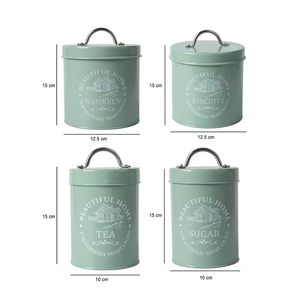 New Arrival Metal Food <b>Storage</b> <b>Jar</b> For Small Spaces Offering Smart <b>Storage</b> Option For Tea Bags <b>Coffee</b> Beans And Spices - Product Image 2