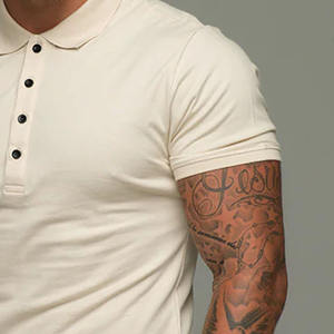 Alta calidad Premium gótico arena hombres para camisas algodón Spandex transpirable secado rápido sólido moda elegante Casual gimnasio desgaste - Product Image 6