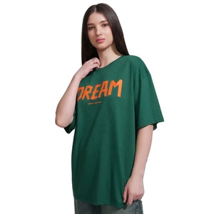 Ropa de calle de moda para mujer, Camiseta holgada con diseño estampado de tela suave, camiseta de gran tamaño para mujer para verano y uso diario - Product Image 1