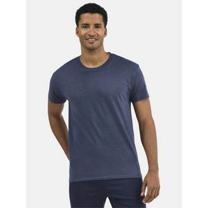 T-shirt décontracté en coton 100% pour homme, coupe ample, tricoté, doux, respirant, col en V, manches courtes, uni, idéal pour l'été et le fitness - Product Image 6