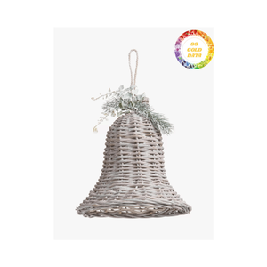 Adornos navideños de ratán auténticos de Vietnam hechos a mano Eco Natural artesanía decoración de vacaciones para árbol de Navidad - Product Image 6