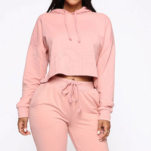 Sudadera con Capucha Corta para Mujer, Transpirable, de Invierno, con Estampado Personalizado en la Parte Delantera, Tela Antiarrugas, Cómoda y Duradera - Product Image 3