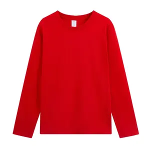 T-shirt long unisexe 100% coton 220g col en coton peigné épaules tombantes longueur modèle personnalisé écran jersey lourd pour hommes - Product Image 2