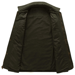 Chaquetas de Hombre Ecológicas, el Mejor Producto Personalizado, 100% Algodón Transpirable, Mangas Largas, Chaquetas de Lona para Hombre - Product Image 3