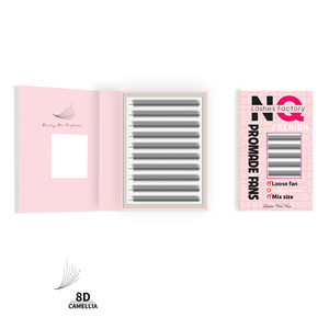 NQ Bloom ชุดต่อขนตาไหมวีแกนทำด้วยมือเพื่อให้ดูมีวอลลุ่มเป็นธรรมชาติ - Product Image 3