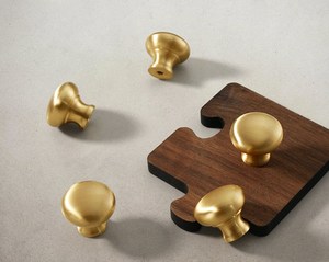 Minimalist brass fancy knob <b>pull</b> drawer cabinet <b>for</b> <b>home</b> dresser door cabinet furniture decorative kitchen wardrobe handle knobs - Product Image 3