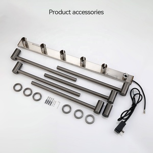 Treo Tường Thông Minh Điện Đường Sắt Khăn Sưởi Ấm Làm Khô Thẳng Radiant Hardwired Khăn Ấm Hơn Tản Nhiệt Chải Kết Thúc - Product Image 5