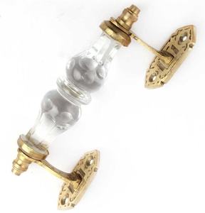 Moderne Vintage Classique Cristal Verre Laiton Quincaillerie Raccords Porte Armoire Tiroir Cuisine Chambre Salle De Bains - Product Image 1