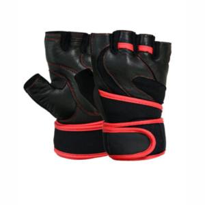 Gants de sport en cuir sur mesure, demi-doigts, respirants, pour hommes et femmes, musculation, entraînement physique, équipement de sport - Product Image 6