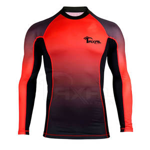 Color de contraste Tallas grandes Hombres Rash Guard Nueva llegada Hombres Rash Guard Hombres de alta calidad Rash Guard - Product Image 1