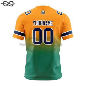 Maillot de football unisexe pour adulte, nouvelle saison, personnalisable avec nom d'équipe, 100 % polyester, service OEM, vêtement de football le plus vendu en gros - Product Image 3