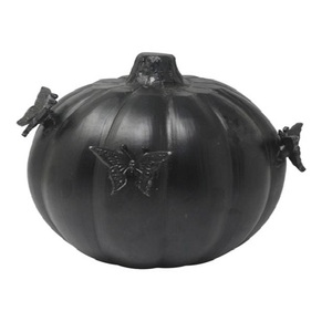Decoración de Calabaza de Halloween de Metal con Acabado en Níquel Plateado, Suministro al por Mayor para Decoración del Hogar de Otoño y Cosecha, Duradera para Mesa - Product Image 4
