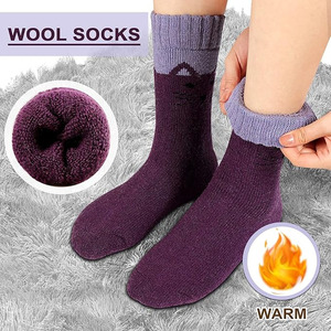 Premium Thermal Men's Winter Ankle Dress Socks Ultra Warm Eco-Friendly Soft Breathable Durable Cartoon Pattern Bottom Sports Use - Product Image 5