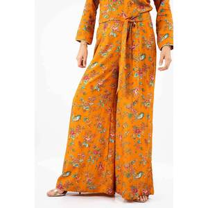 Traje informal naranja de 2 piezas sin coser para mujer, estilo Karandi, con diseño estampado - Product Image 6
