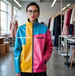 แจ็กเก็ตหนังสำหรับนักออกแบบเสื้อแจ็กเก็ตหนังผู้ผลิตแฟชั่นจากสหรัฐอเมริกาออกแบบได้ตามต้องการ - Product Image 5